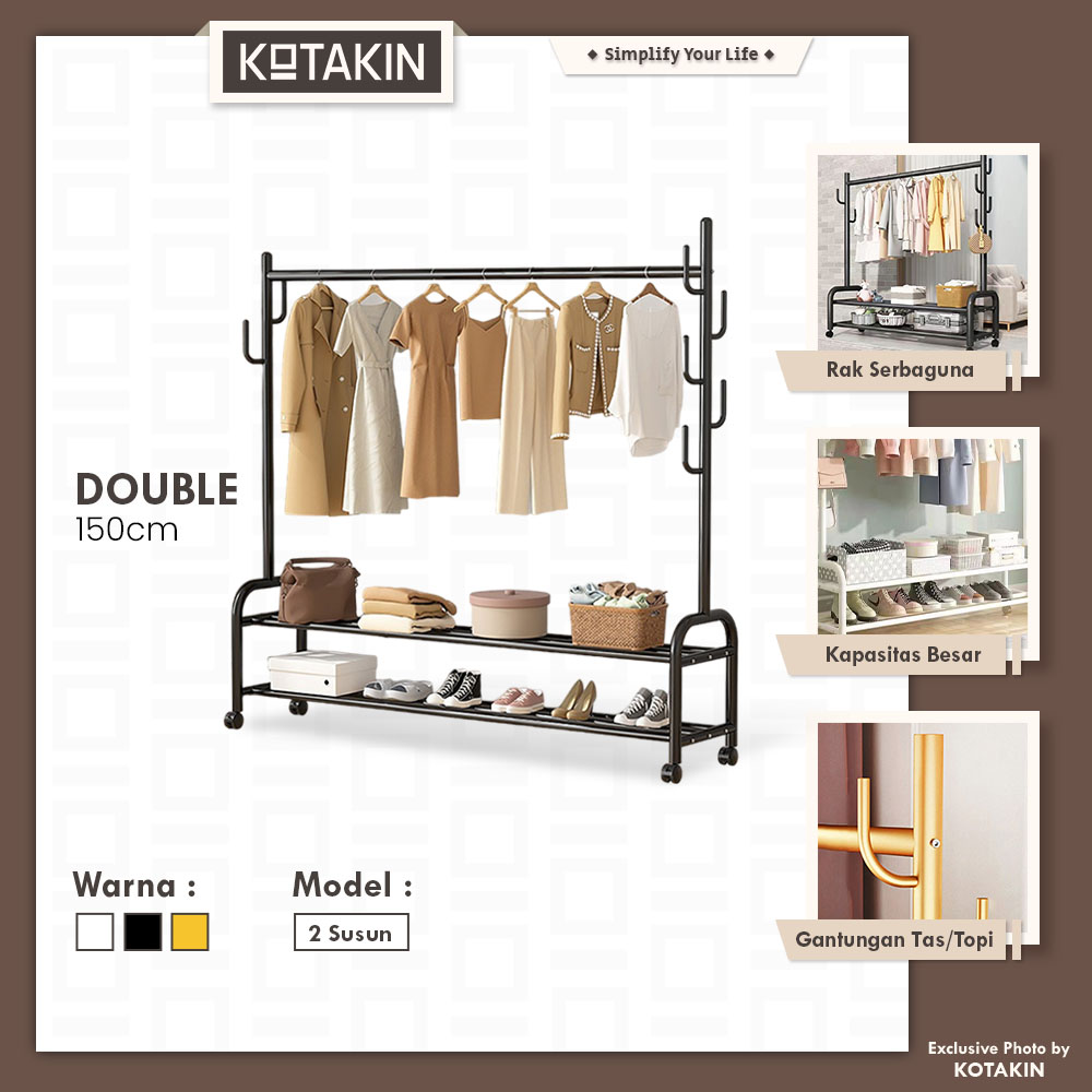 Rak Gawang Besi 150 Cm
